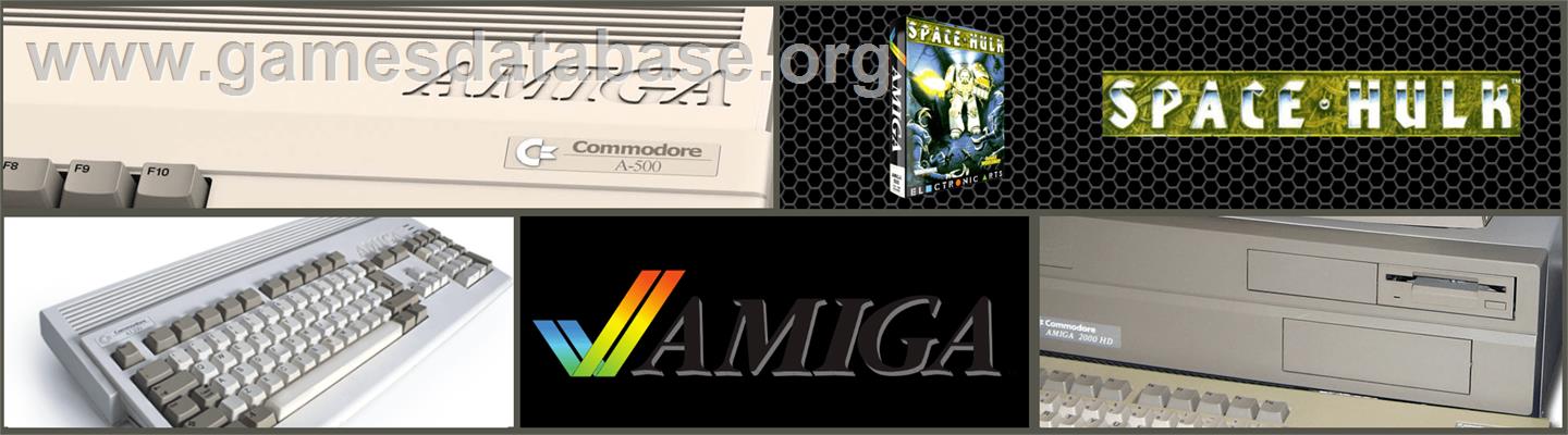 Space Hulk - Commodore Amiga - Artwork - Marquee