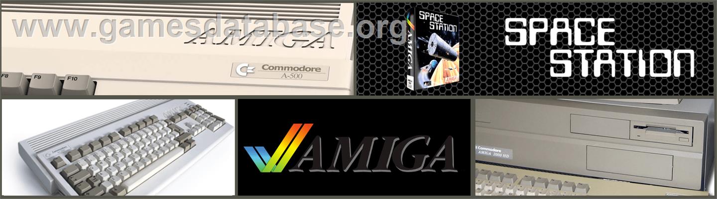 Space Station - Commodore Amiga - Artwork - Marquee