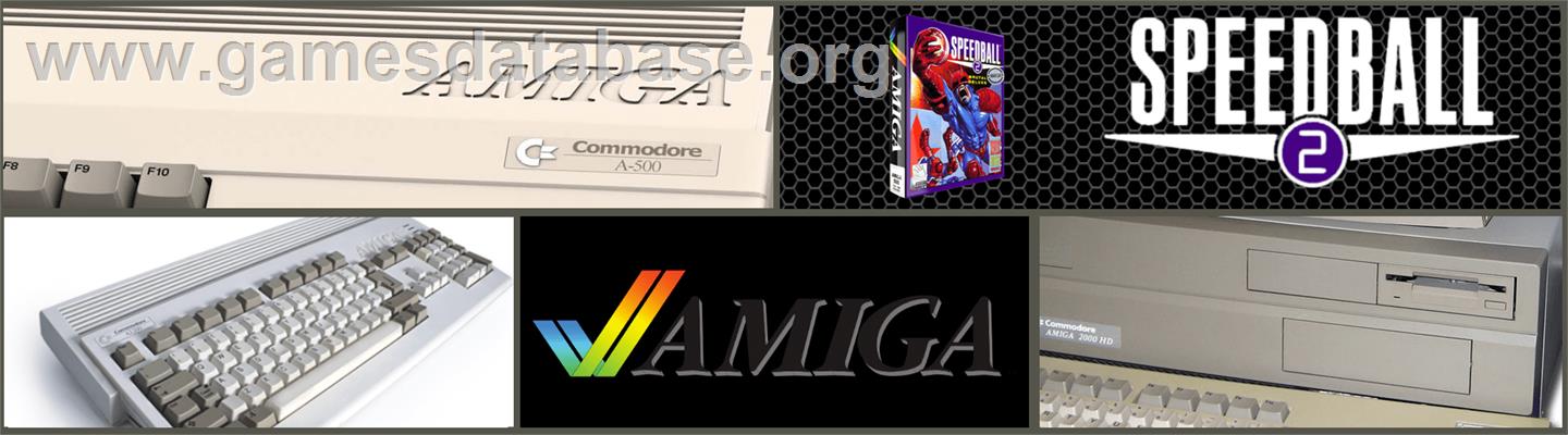 Speedball - Commodore Amiga - Artwork - Marquee
