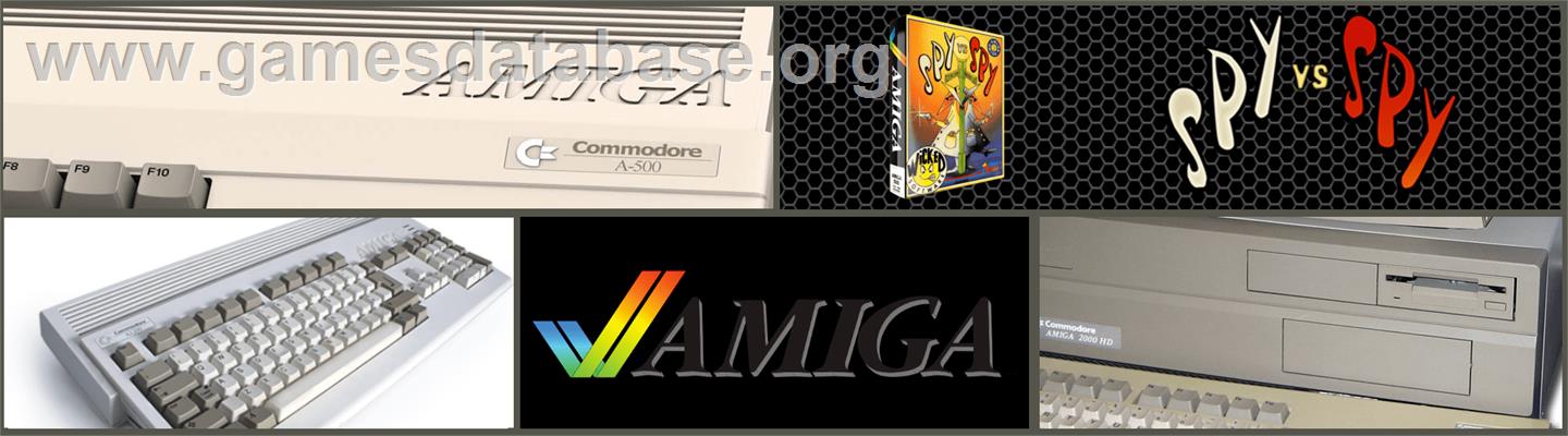 Spy Vs Spy - Commodore Amiga - Artwork - Marquee