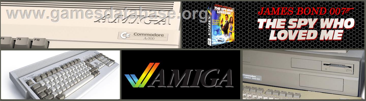Spy Who Loved Me - Commodore Amiga - Artwork - Marquee