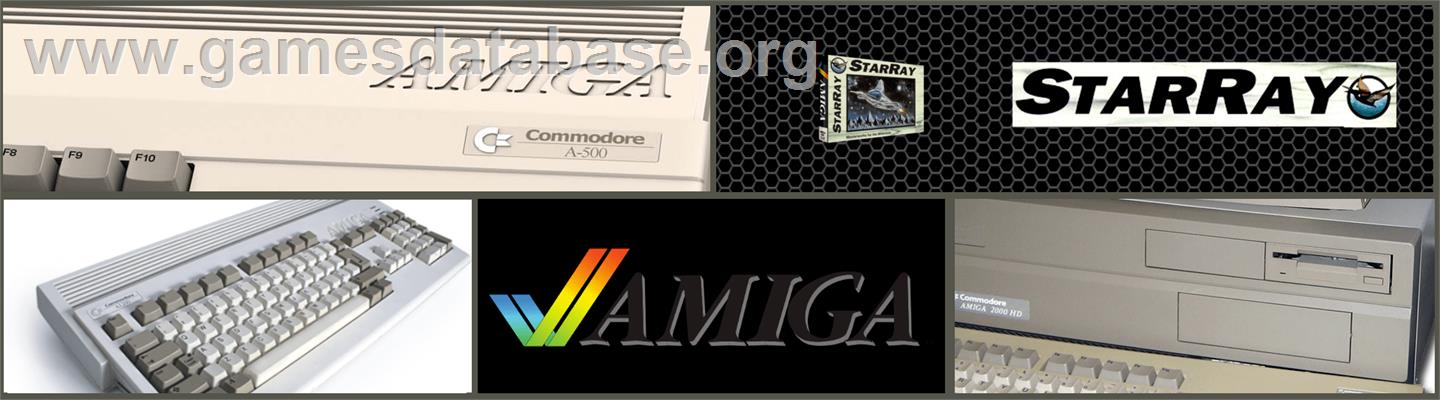 StarRay - Commodore Amiga - Artwork - Marquee