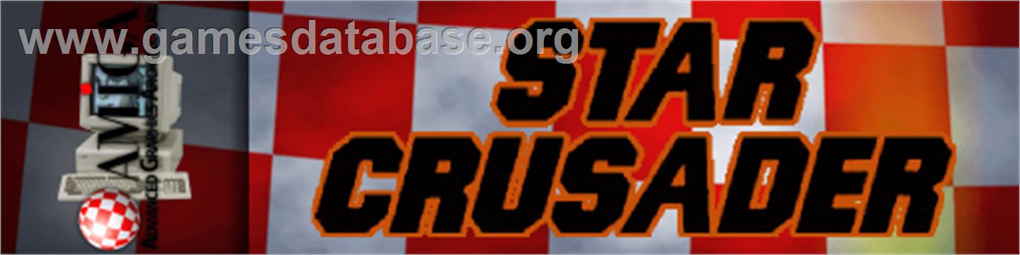 Star Crusader - Commodore Amiga - Artwork - Marquee