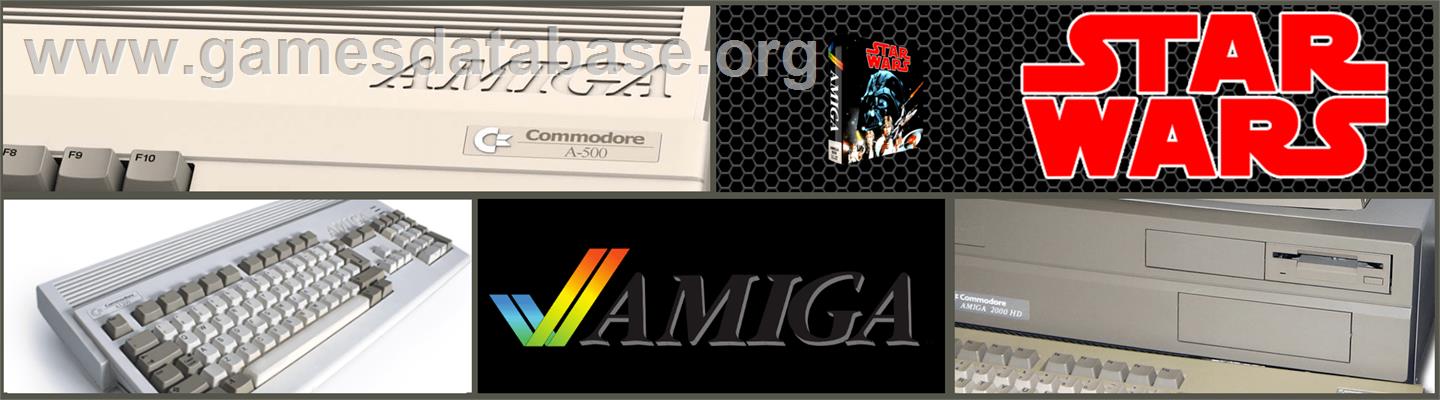 Star Wars: Return of the Jedi - Commodore Amiga - Artwork - Marquee