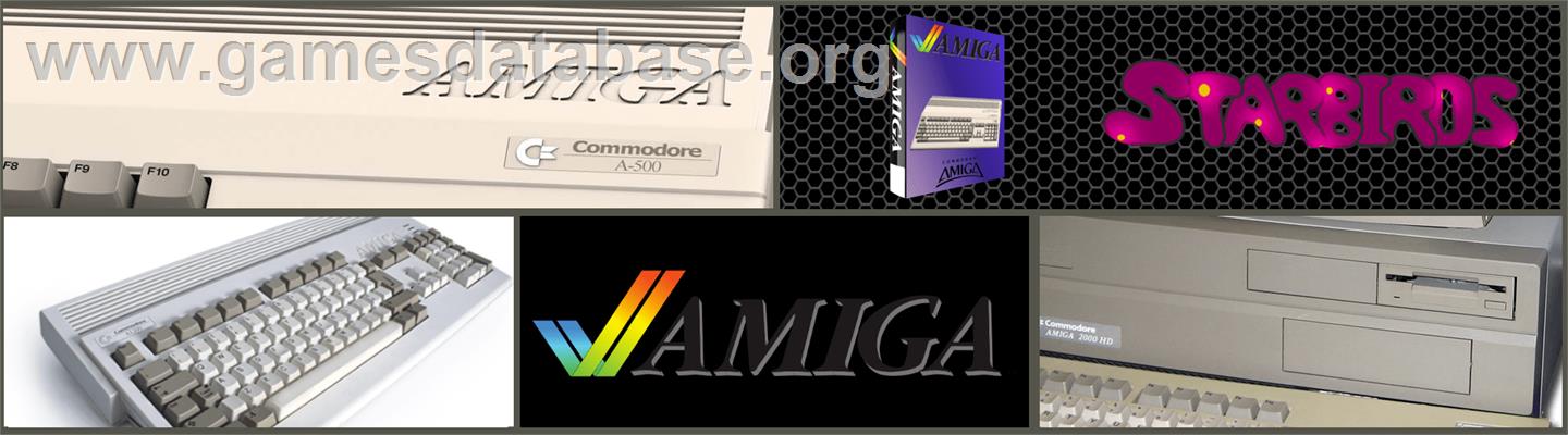 Starbirds - Commodore Amiga - Artwork - Marquee