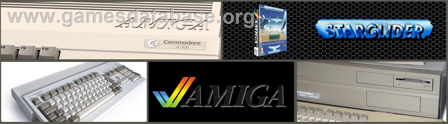 Starglider - Commodore Amiga - Artwork - Marquee