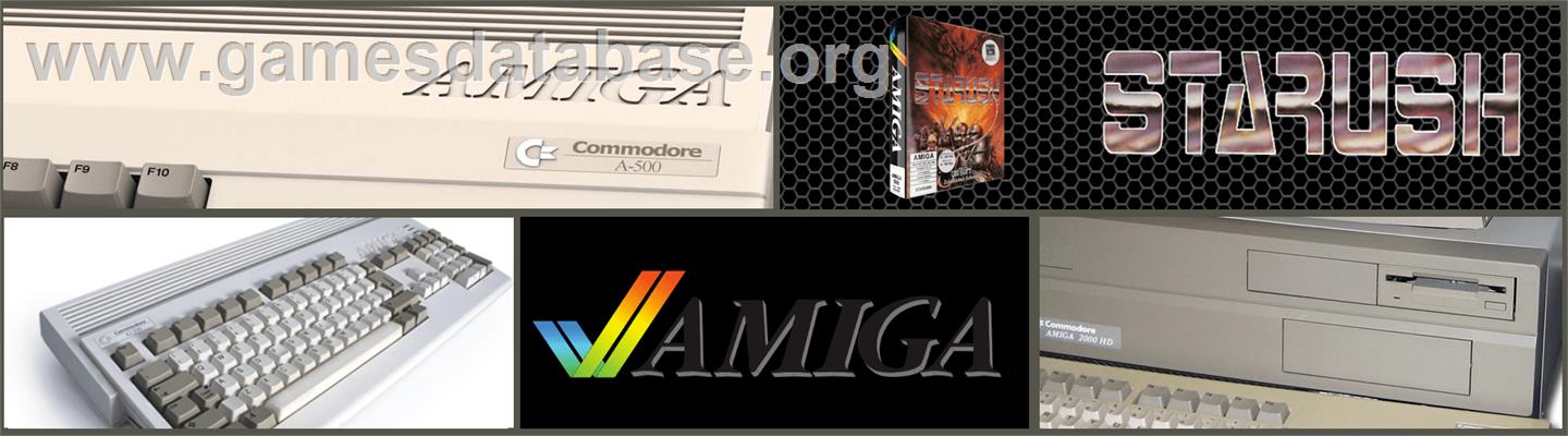 Starush - Commodore Amiga - Artwork - Marquee