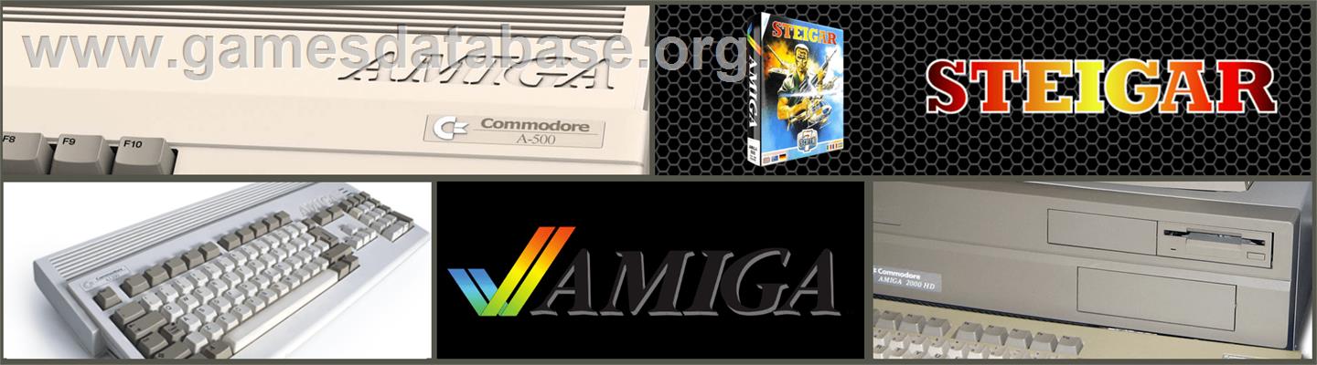 Steigar - Commodore Amiga - Artwork - Marquee