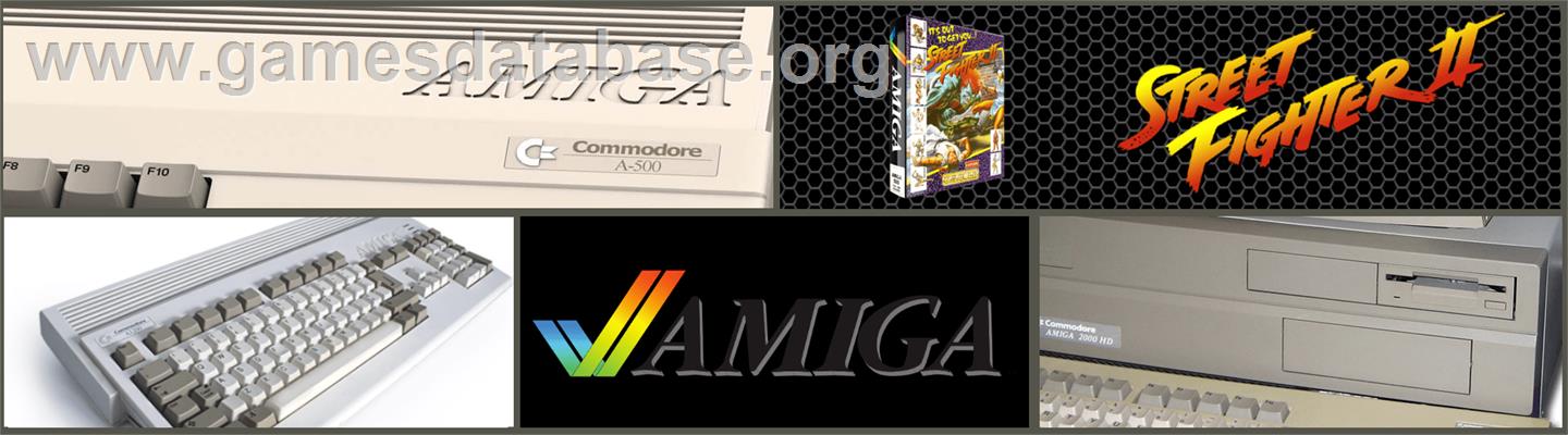 Street Fighter - Commodore Amiga - Artwork - Marquee