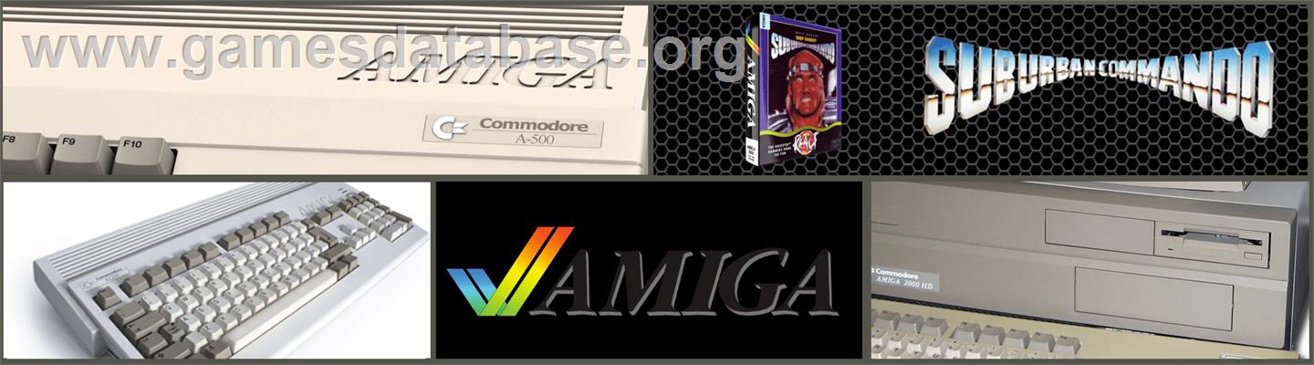 Suburban Commando - Commodore Amiga - Artwork - Marquee