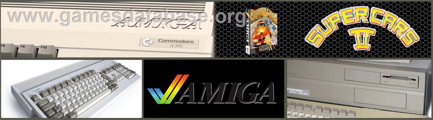 Super Cars - Commodore Amiga - Artwork - Marquee