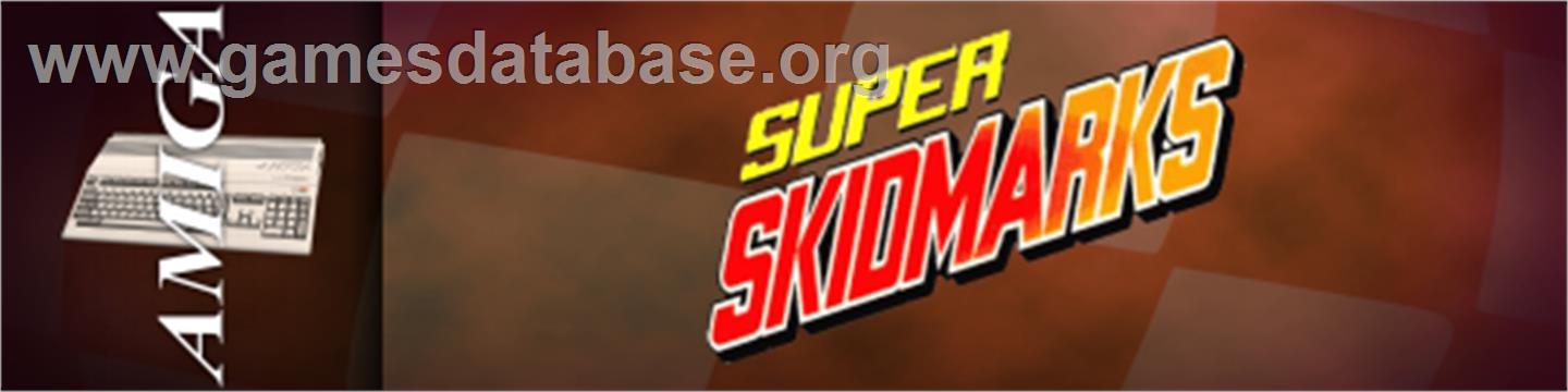 Super Skidmarks - Commodore Amiga - Artwork - Marquee