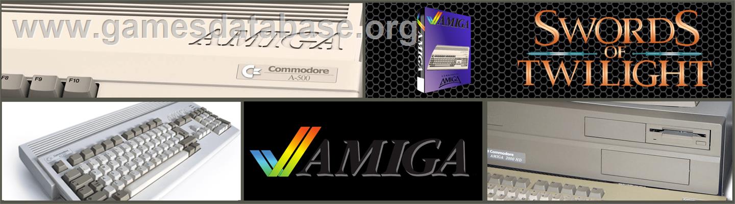 Swords of Twilight - Commodore Amiga - Artwork - Marquee