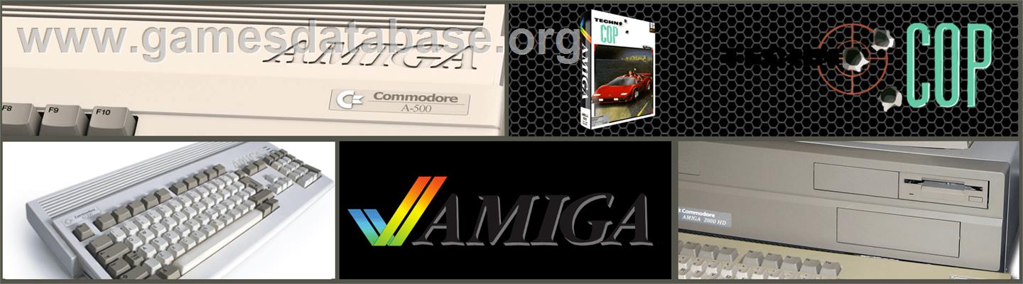 Techno Cop - Commodore Amiga - Artwork - Marquee