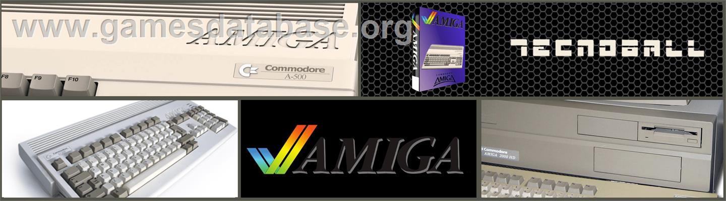 Tecnoball - Commodore Amiga - Artwork - Marquee