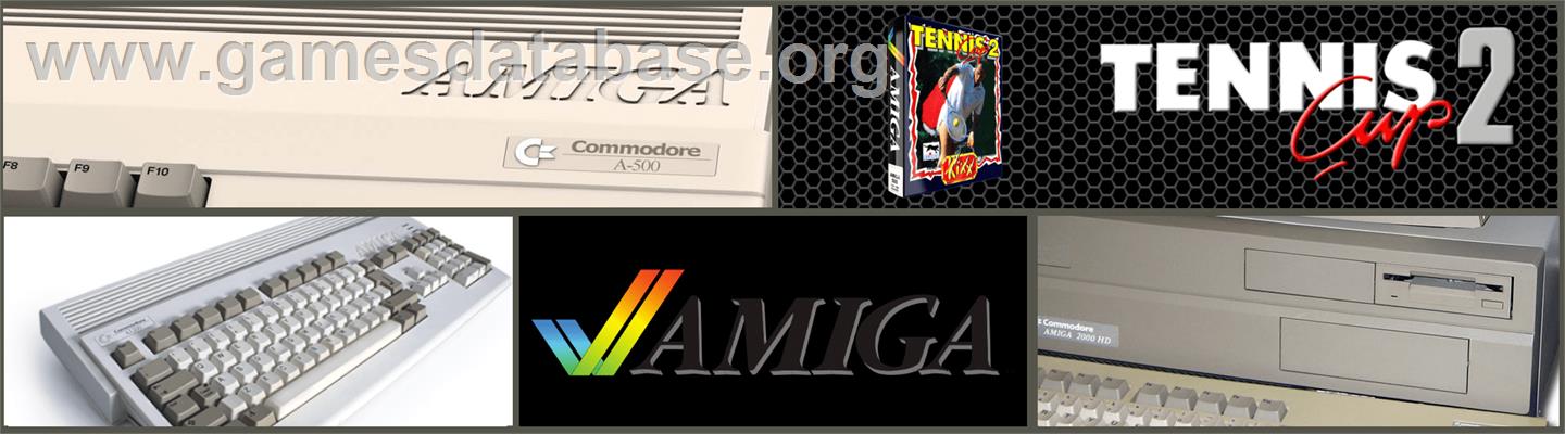 Tennis Cup 2 - Commodore Amiga - Artwork - Marquee