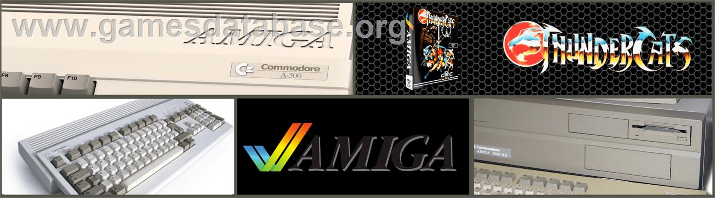 Thunder Cats - Commodore Amiga - Artwork - Marquee