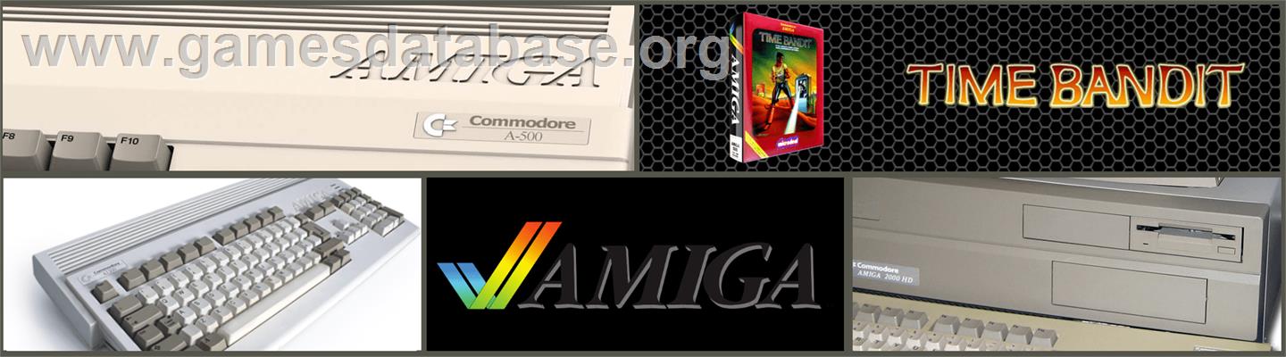 Time Bandit - Commodore Amiga - Artwork - Marquee