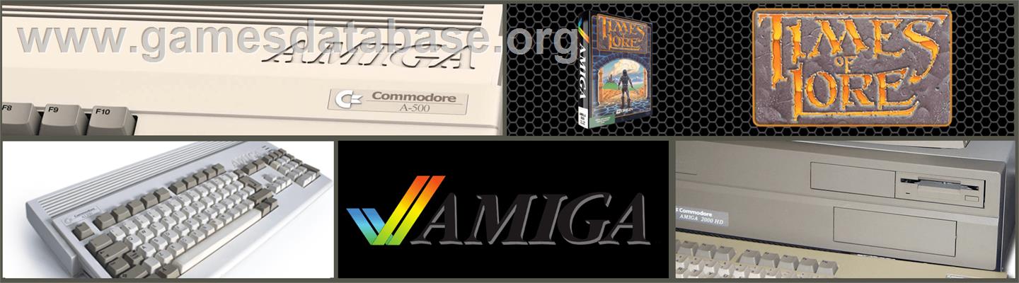 Times of Lore - Commodore Amiga - Artwork - Marquee