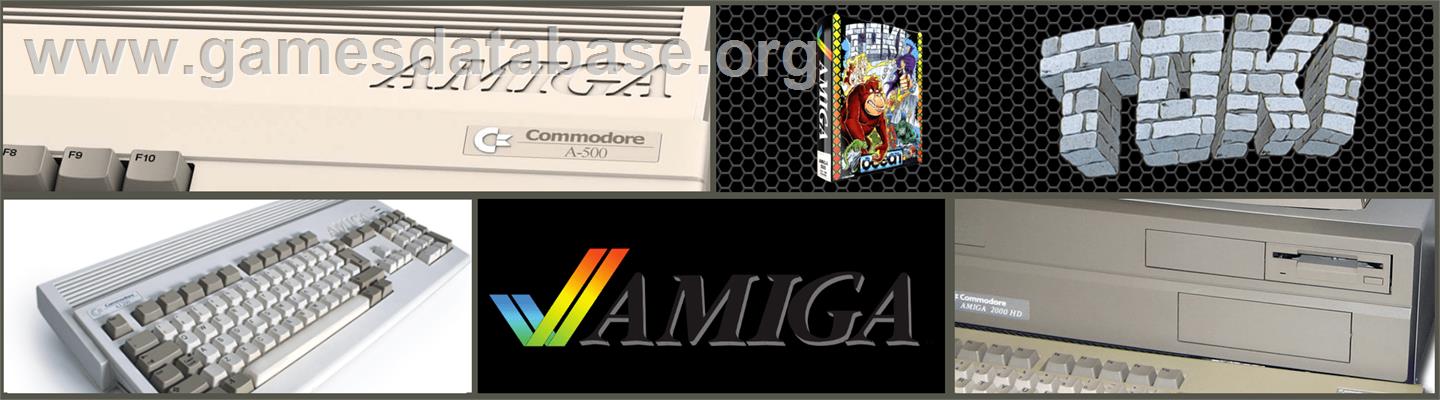 Toki - Commodore Amiga - Artwork - Marquee