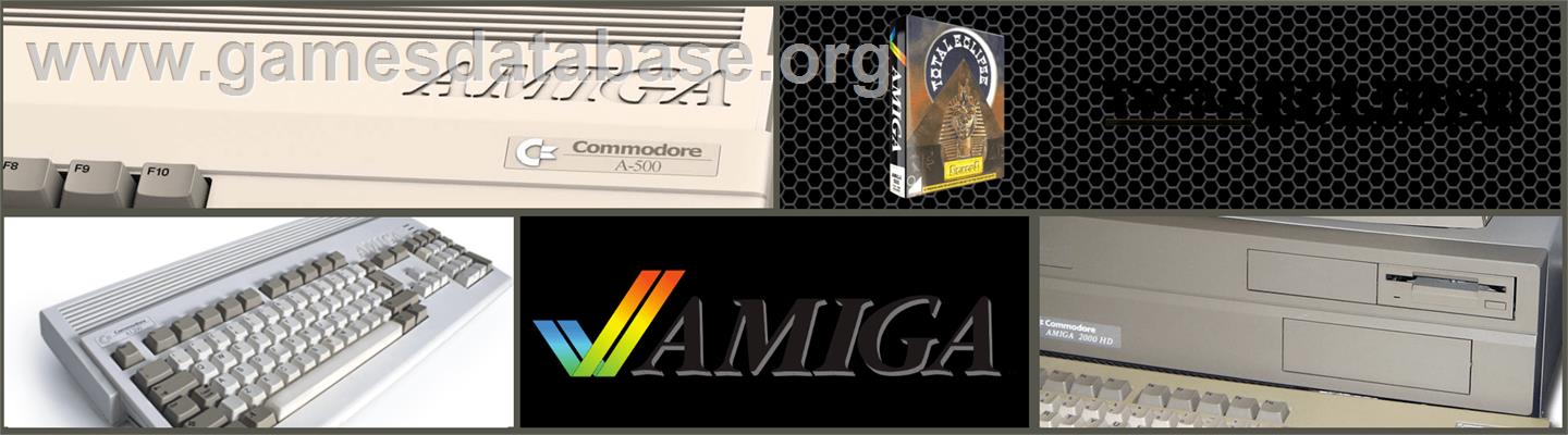 Total Eclipse - Commodore Amiga - Artwork - Marquee