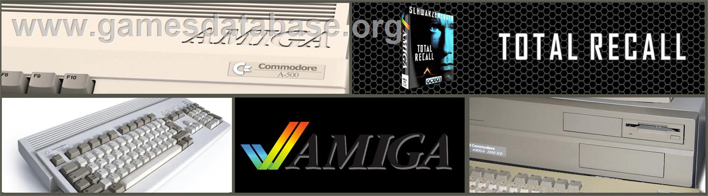 Total Recall - Commodore Amiga - Artwork - Marquee
