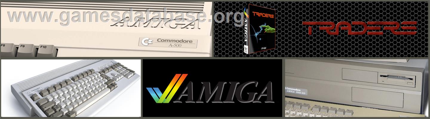 Traders: The Intergalactic Trading Game - Commodore Amiga - Artwork - Marquee