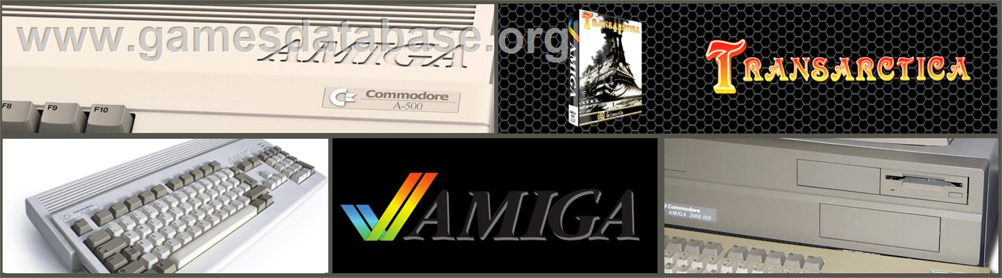 Transarctica - Commodore Amiga - Artwork - Marquee