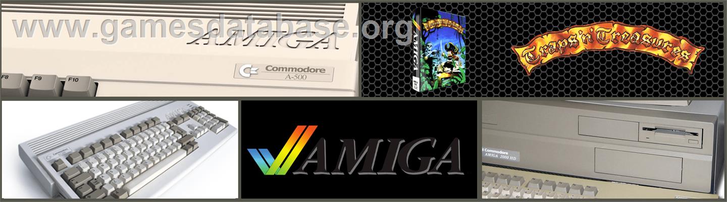 Traps 'n' Treasures - Commodore Amiga - Artwork - Marquee