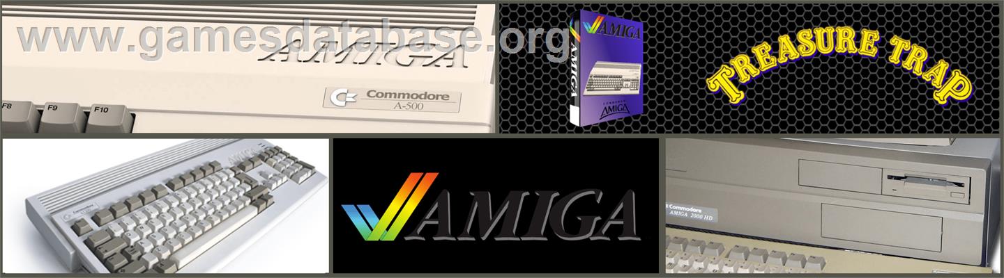 Treasure Trap - Commodore Amiga - Artwork - Marquee