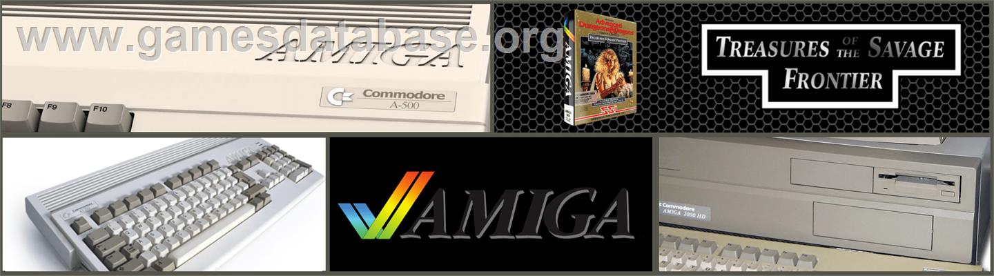 Treasures of the Savage Frontier - Commodore Amiga - Artwork - Marquee