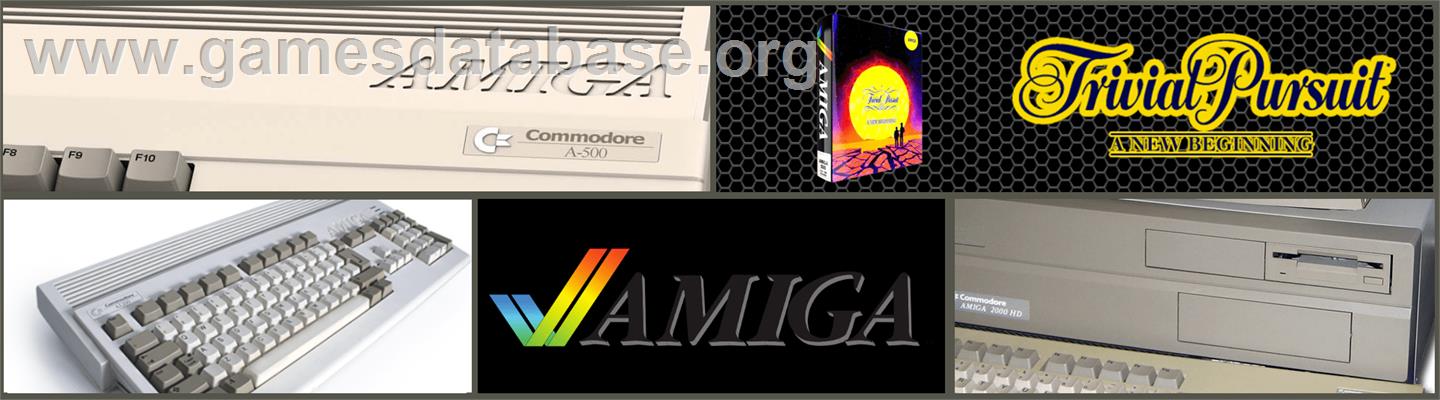 Trivial Pursuit: A New Beginning - Commodore Amiga - Artwork - Marquee