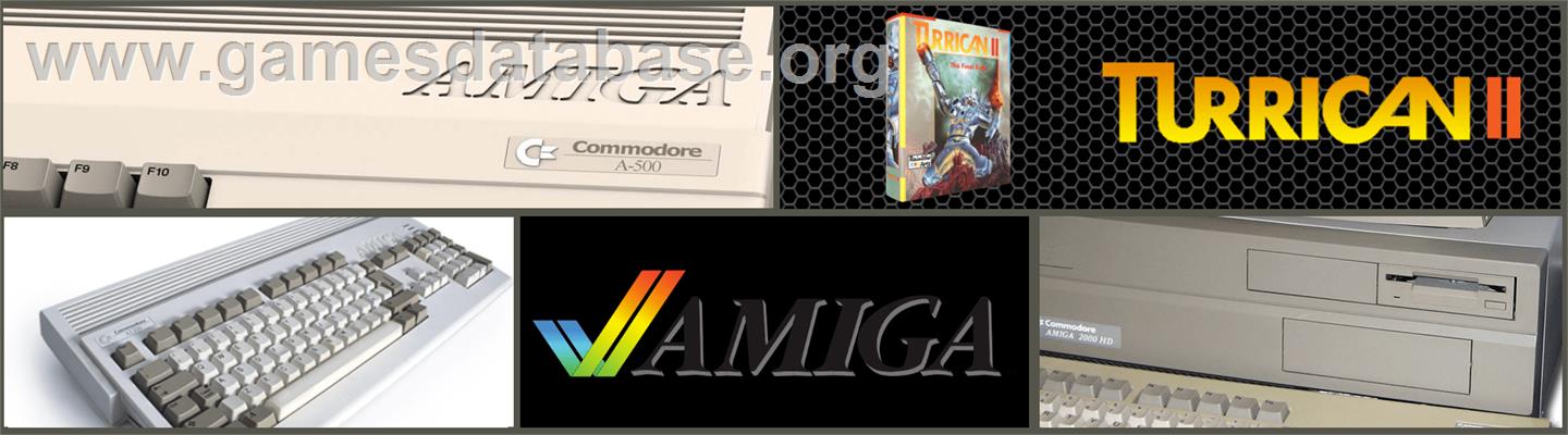 Turrican - Commodore Amiga - Artwork - Marquee