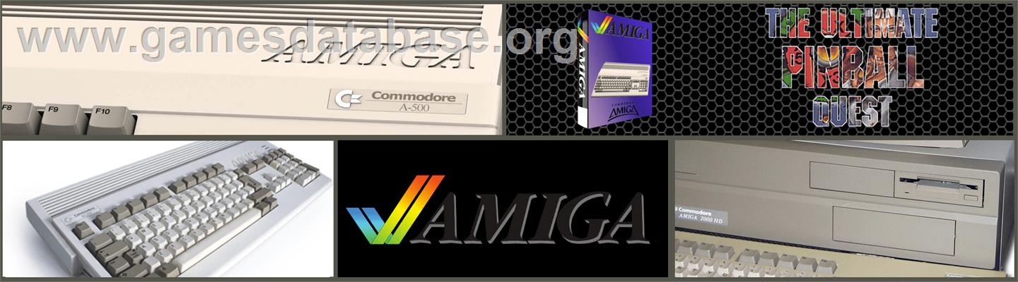 Ultimate Pinball Quest - Commodore Amiga - Artwork - Marquee