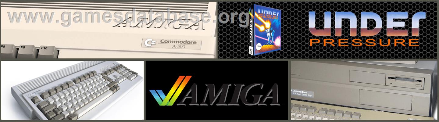Under Pressure - Commodore Amiga - Artwork - Marquee