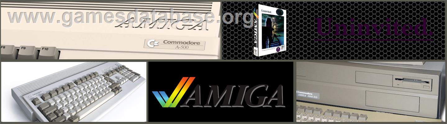 Uninvited - Commodore Amiga - Artwork - Marquee