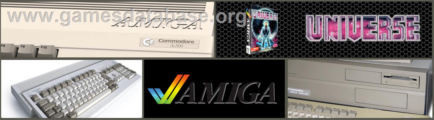 Universe - Commodore Amiga - Artwork - Marquee