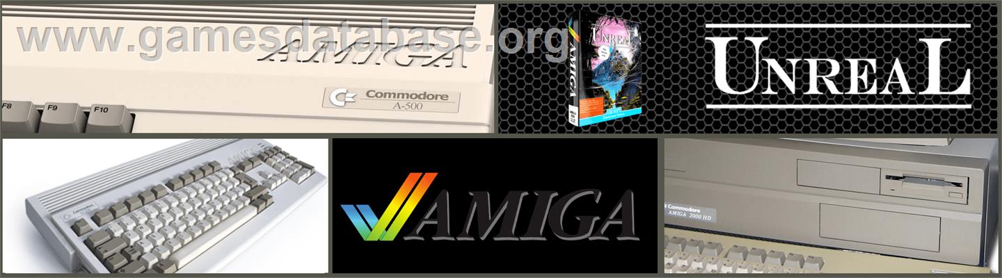 Unreal - Commodore Amiga - Artwork - Marquee