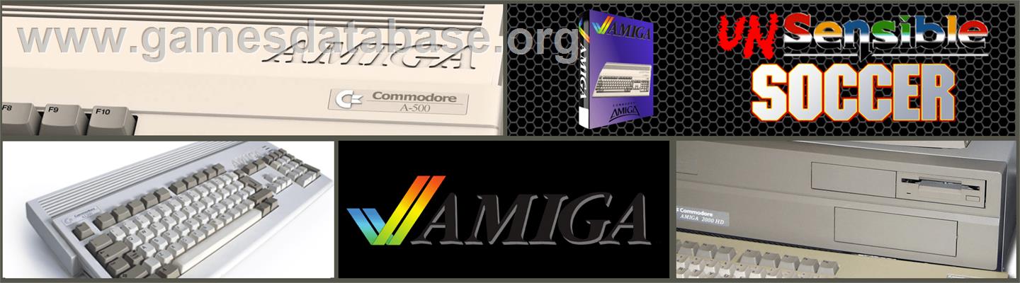 Unsensible Soccer - Commodore Amiga - Artwork - Marquee