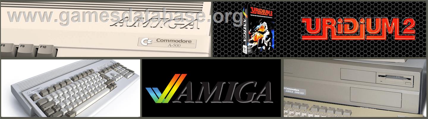 Uridium 2 - Commodore Amiga - Artwork - Marquee