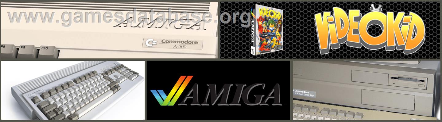 Videokid - Commodore Amiga - Artwork - Marquee