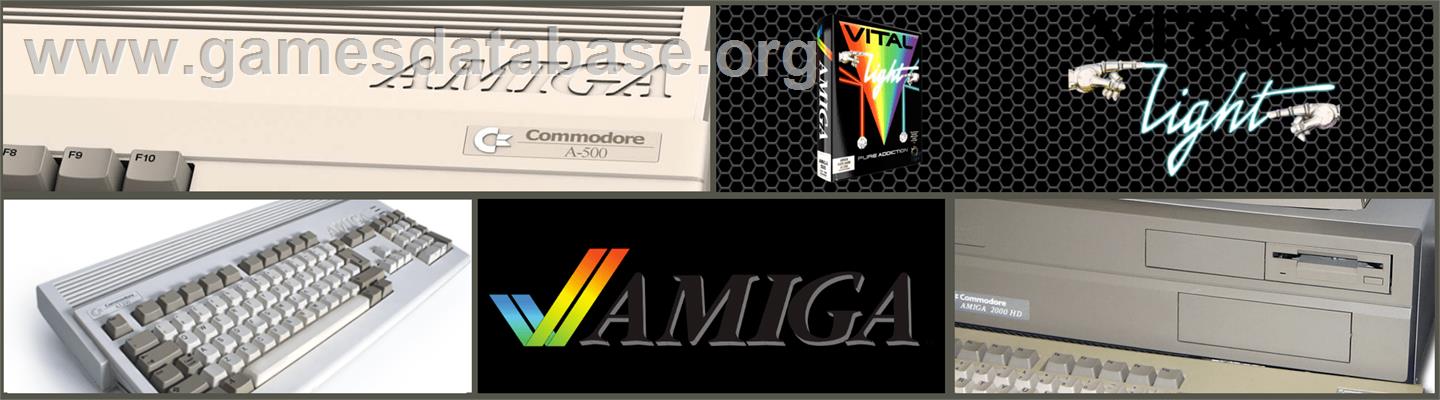 Vital Light - Commodore Amiga - Artwork - Marquee