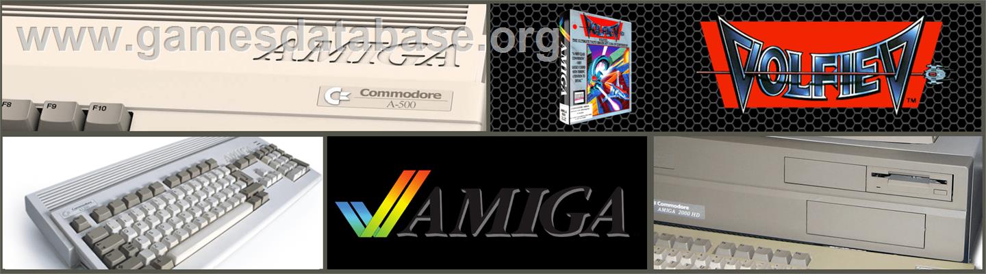 Volfied - Commodore Amiga - Artwork - Marquee