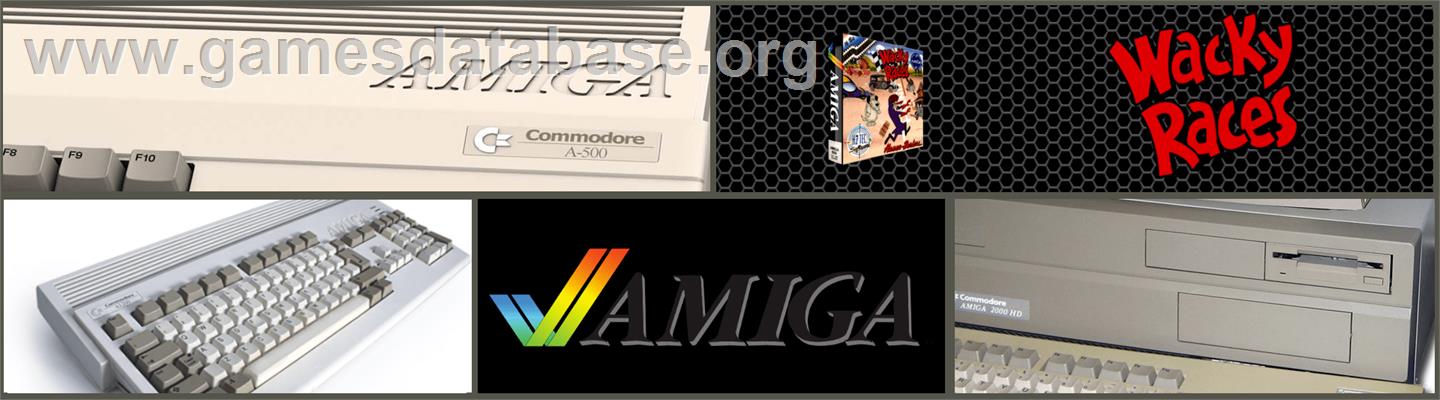 Wacky Races - Commodore Amiga - Artwork - Marquee