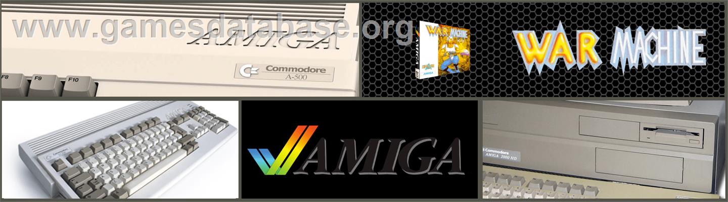 War Machine - Commodore Amiga - Artwork - Marquee