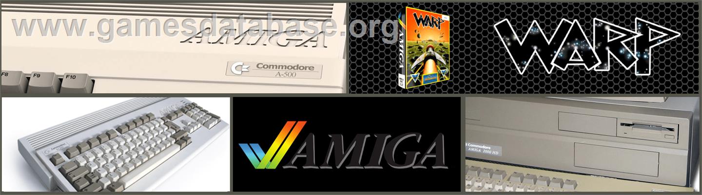 Warp - Commodore Amiga - Artwork - Marquee