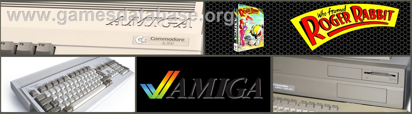 Who Framed Roger Rabbit? - Commodore Amiga - Artwork - Marquee