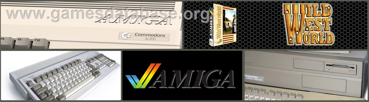 Wild West World - Commodore Amiga - Artwork - Marquee