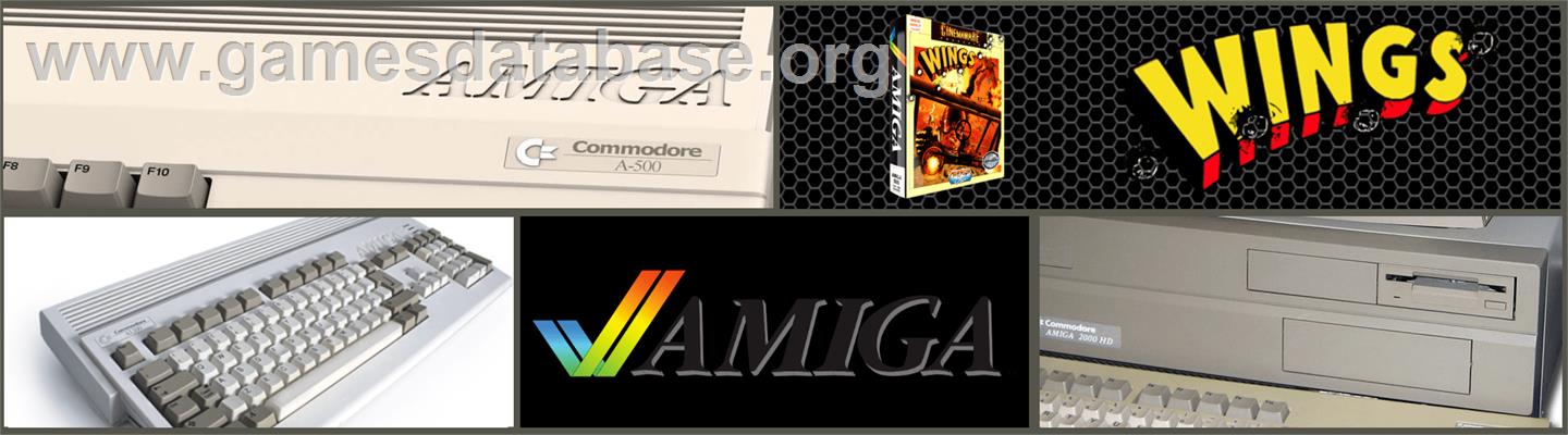 Wings - Commodore Amiga - Artwork - Marquee