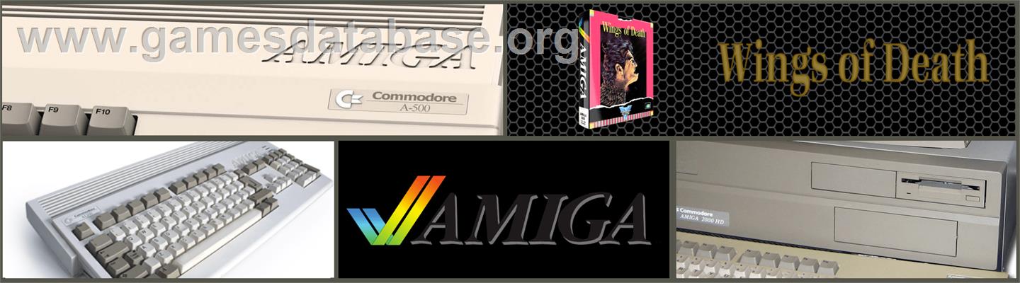 Wings of Death - Commodore Amiga - Artwork - Marquee